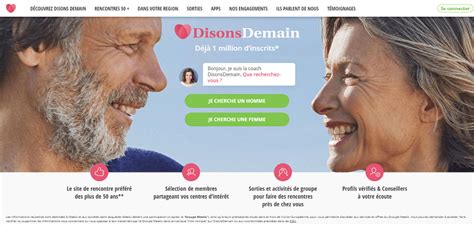 disons demain|Site de rencontre senior